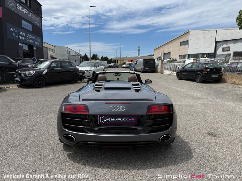 R8 SPYDER V10 5.2 FSI 525 QUATTRO R TRONIC 2011 occasion 83210 La Farl&egrave;de
