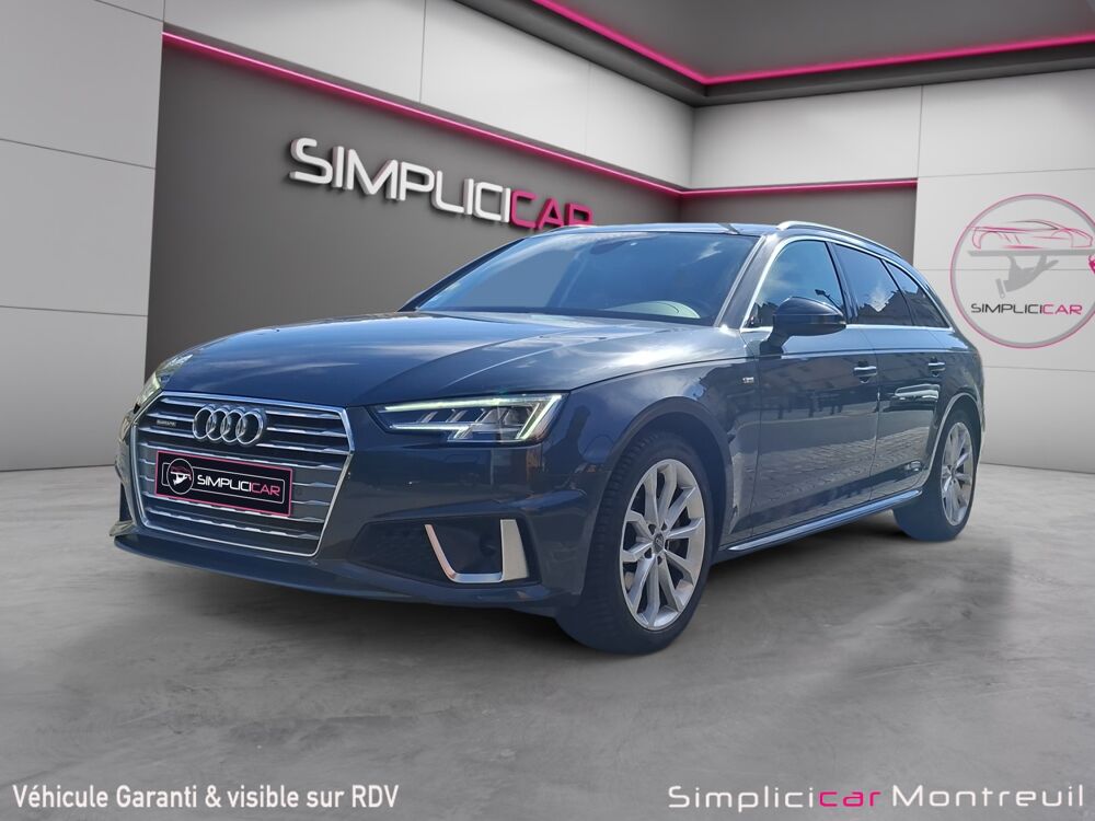 A4 AVANT 40 TDI 190 S LINE QUATTRO S TRONIC 2019 occasion 93100 Montreuil