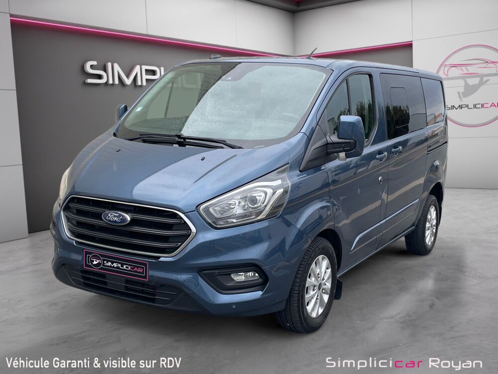 Transit Custom L1H1 2.0 EcoBlue 130 S&S Cabine Approfondie Limited BVA6 7cv 2022 occasion 17200 Saint-Sulpice-de-Royan