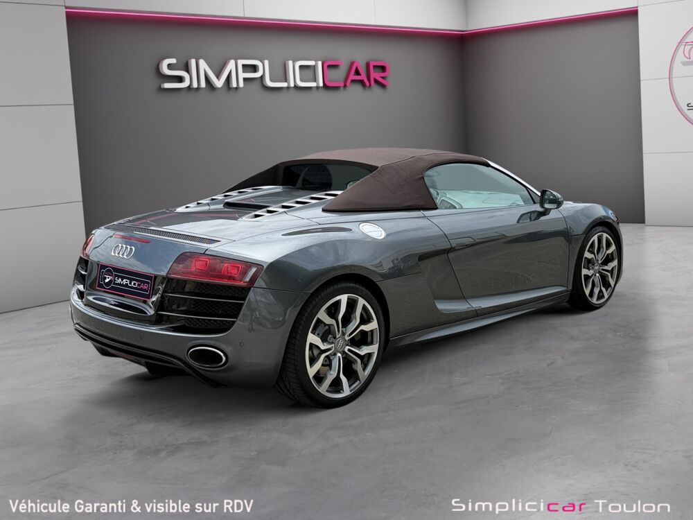R8 SPYDER V10 5.2 FSI 525 QUATTRO R TRONIC 2011 occasion 83210 La Farl&egrave;de