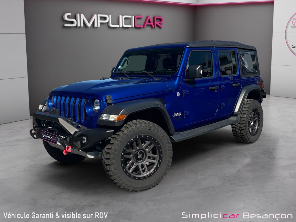 Wrangler Unlimited2.0l T 272ch 4x4 BVA8 Sport 2020 occasion 25410 Saint-Vit