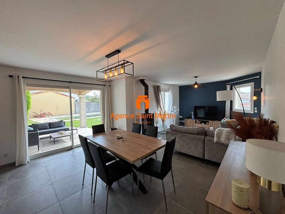 Villa 155 m² 4 chambres + bureau avec Piscine