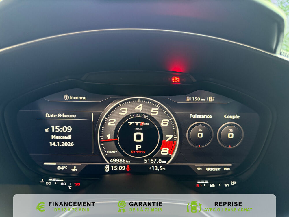 TT 2.5 TFSI 400 S tronic 7 Quattro / Moteur DAZA / Fran&ccedil;aise 2016 occasion 94100 Saint Maur des Foss&eacute;s