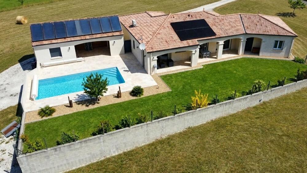 Villa contemporaine avec piscine à Montaigu-de-Quercy 119 m2
