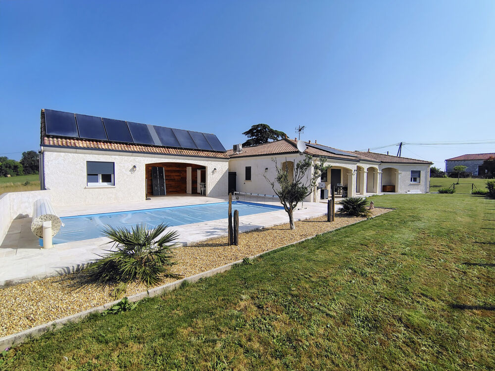 Villa contemporaine avec piscine à Montaigu-de-Quercy 119 m2