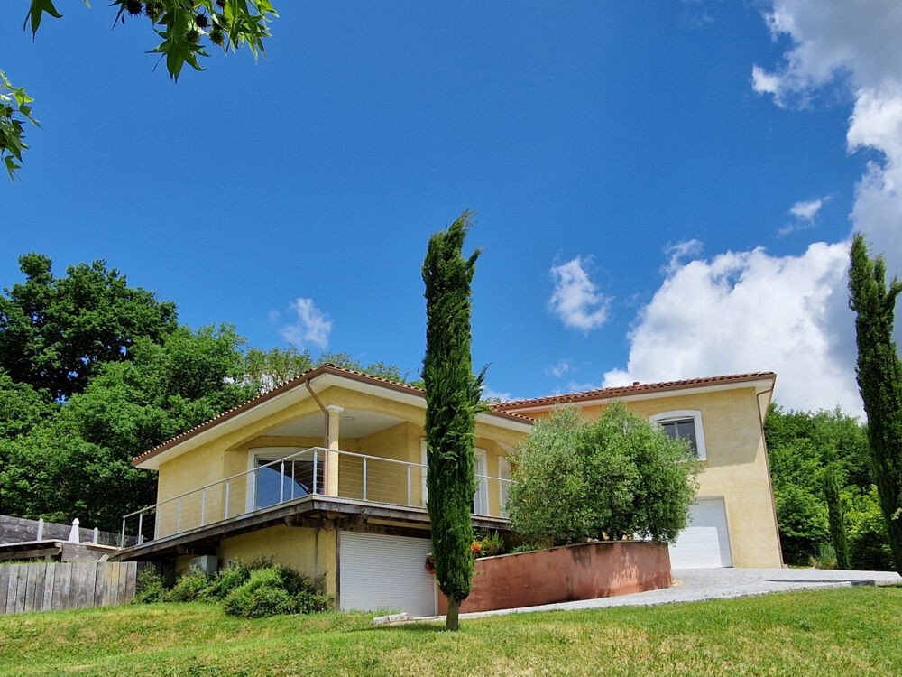 Maison contemporaine avec vue panoramique et piscine Secteur Monflanquin / Villeneuve-sur-Lot