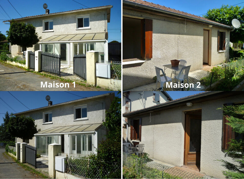 EXCLUSIVITE - ENSEMBLE IMMOBILIER DE DEUX MAISONS - MONSEMPRON LIBOS