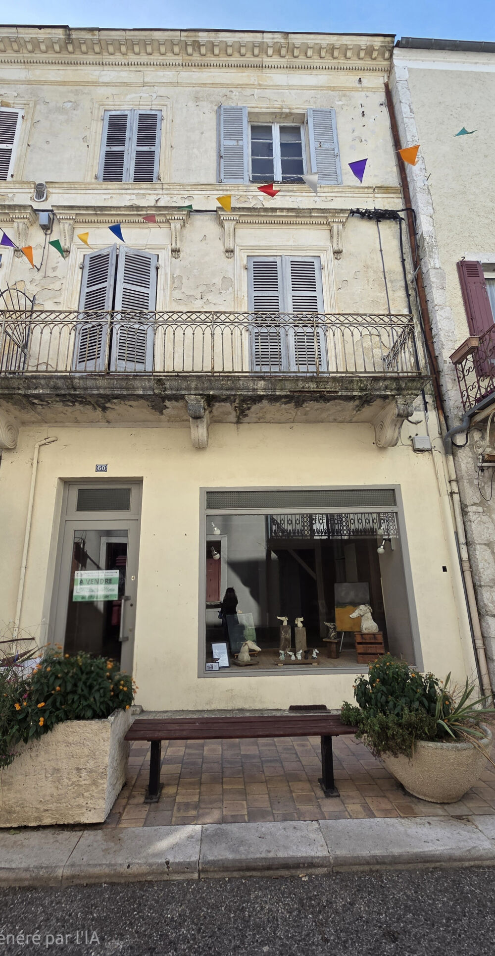 Vente Immeuble IMMEUBLE DE CARACTÈRE AVEC LOCAL COMMERCIAL, LOGEMENTS ET FORT POTENTIEL Castillonnes