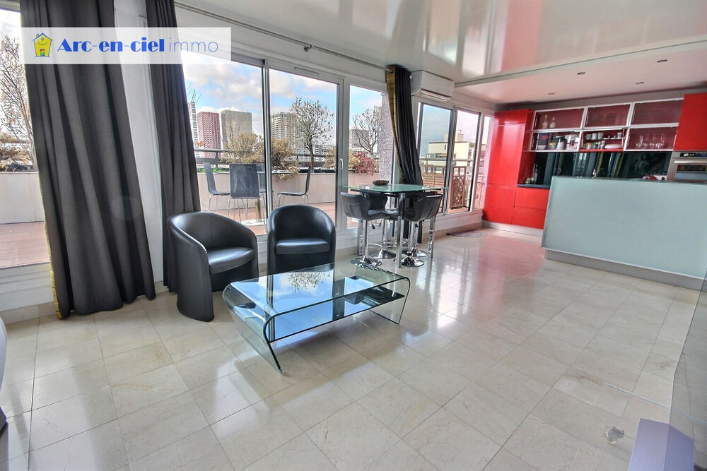 Vente Appartement Paris 2 pièces + TERRASSE vue Tour Eiffel Paris 15