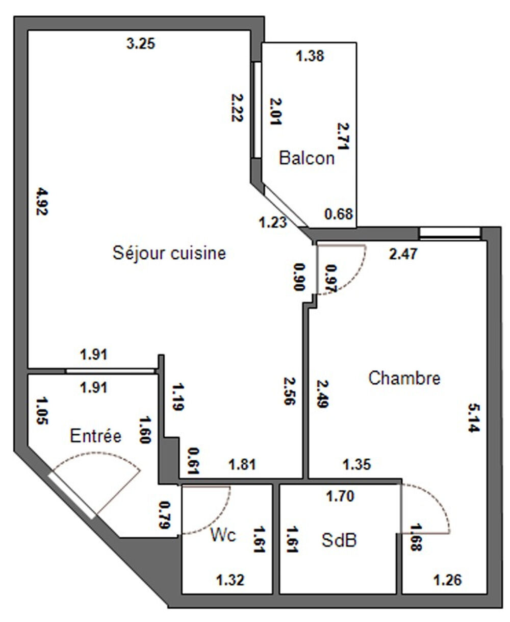 Vente Appartement Mairie Paris 11ème 2 pièces au calme Paris 11