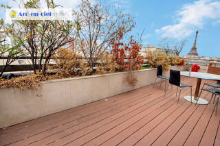 Vente Appartement Paris 2 pièces + TERRASSE vue Tour Eiffel Paris 15