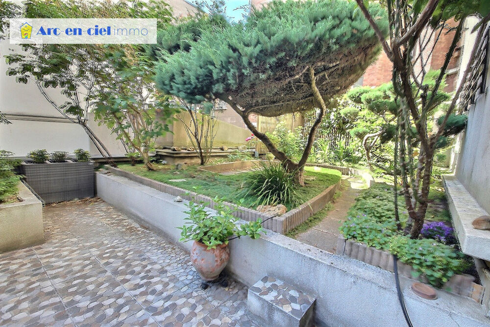 2 pièces 60m2 + terrasse-jardin 50m2 en étage