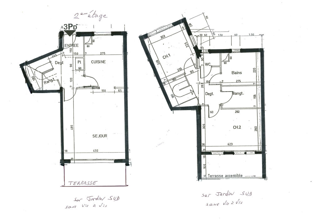 Vente Duplex/Triplex Duplex 3 pièces terrasses Bagnolet Bagnolet