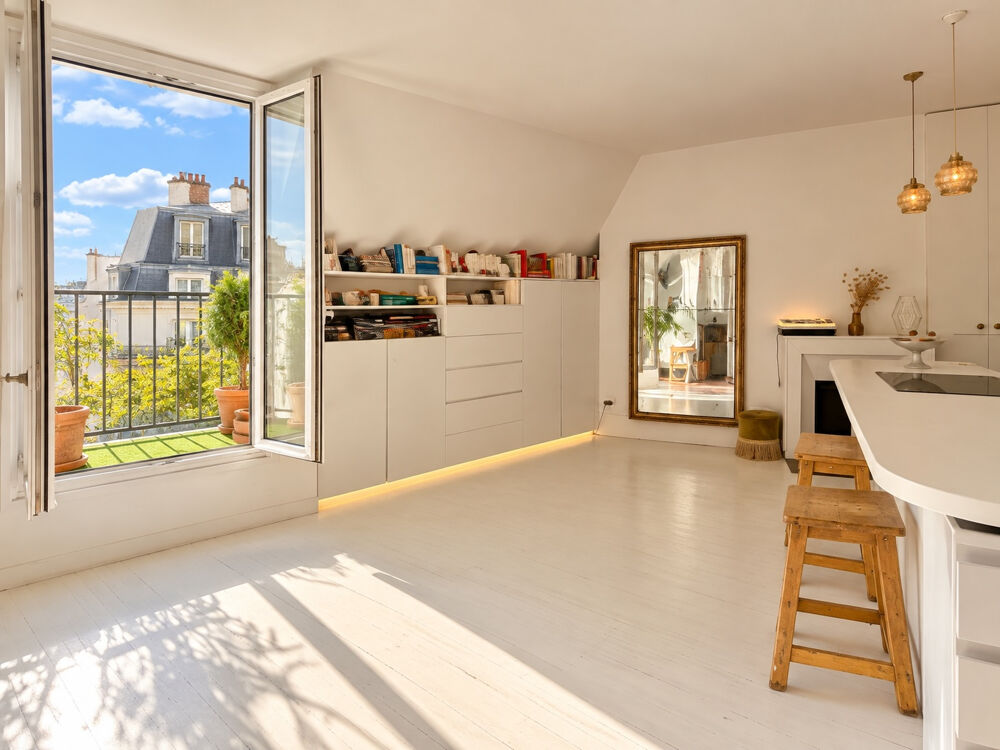 Vente Appartement METRO JOURDAIN Dernier étage vue dégagée avec Balcon Paris 20