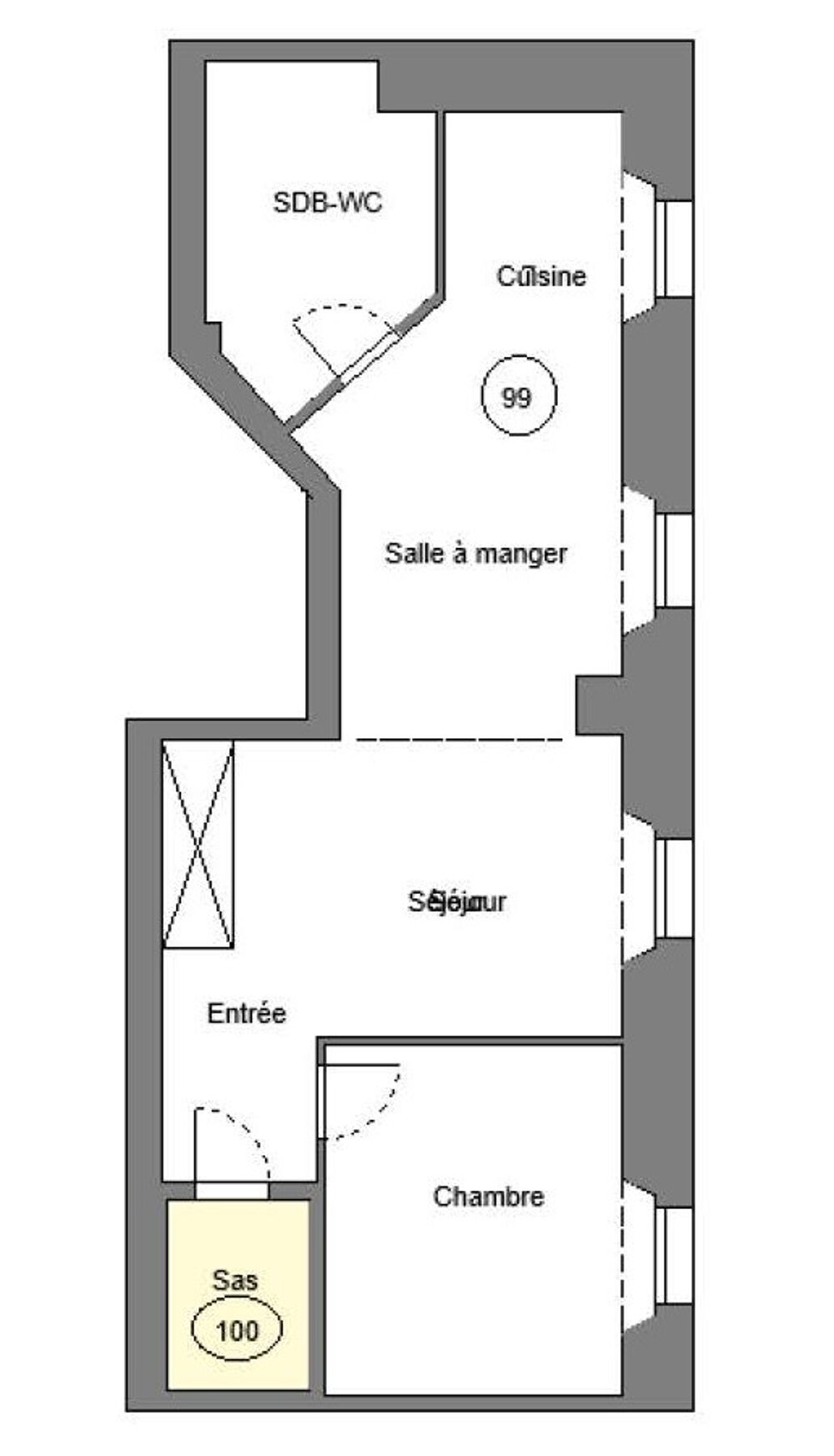 Vente Appartement Au pied du Métro Paris 10 2/3 pièces Paris 10