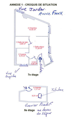  Appartement à vendre 2 pièces 36 m²