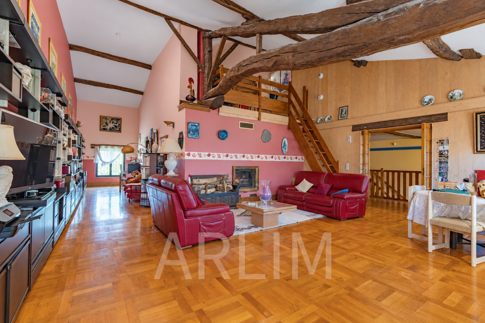 Vente Maison RARE  HAUTEURS VILLETTE SUR AIN Longère 440m2 terrain piscine Villette sur ain