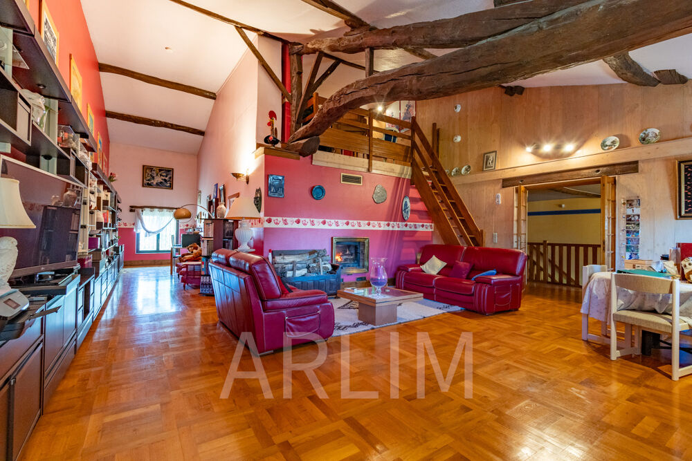RARE HAUTEURS VILLETTE SUR AIN Longère 440m2 terrain piscine