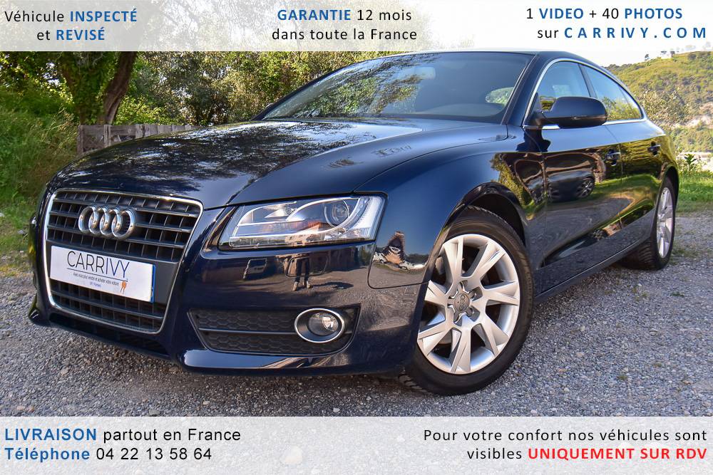A5 Sportback 2.0 TFSI 180 Ambition Luxe 2011 occasion 06200 Nice