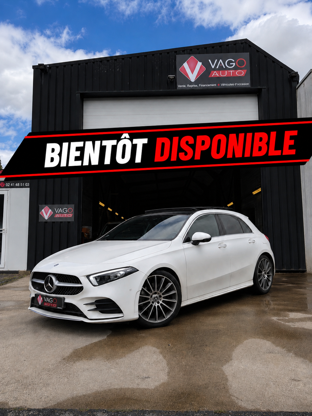 Classe A 180 d 116ch AMG Line 2019 occasion 49124 Saint-Barth&eacute;lemy-d'Anjou