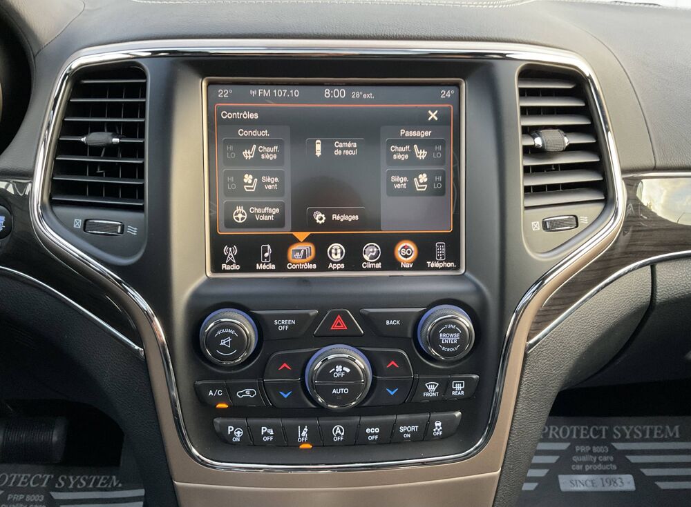 Grand Cherokee IV 3.0 V6 CRD 250ch Overland BVA8 2017 occasion 21600 Longvic