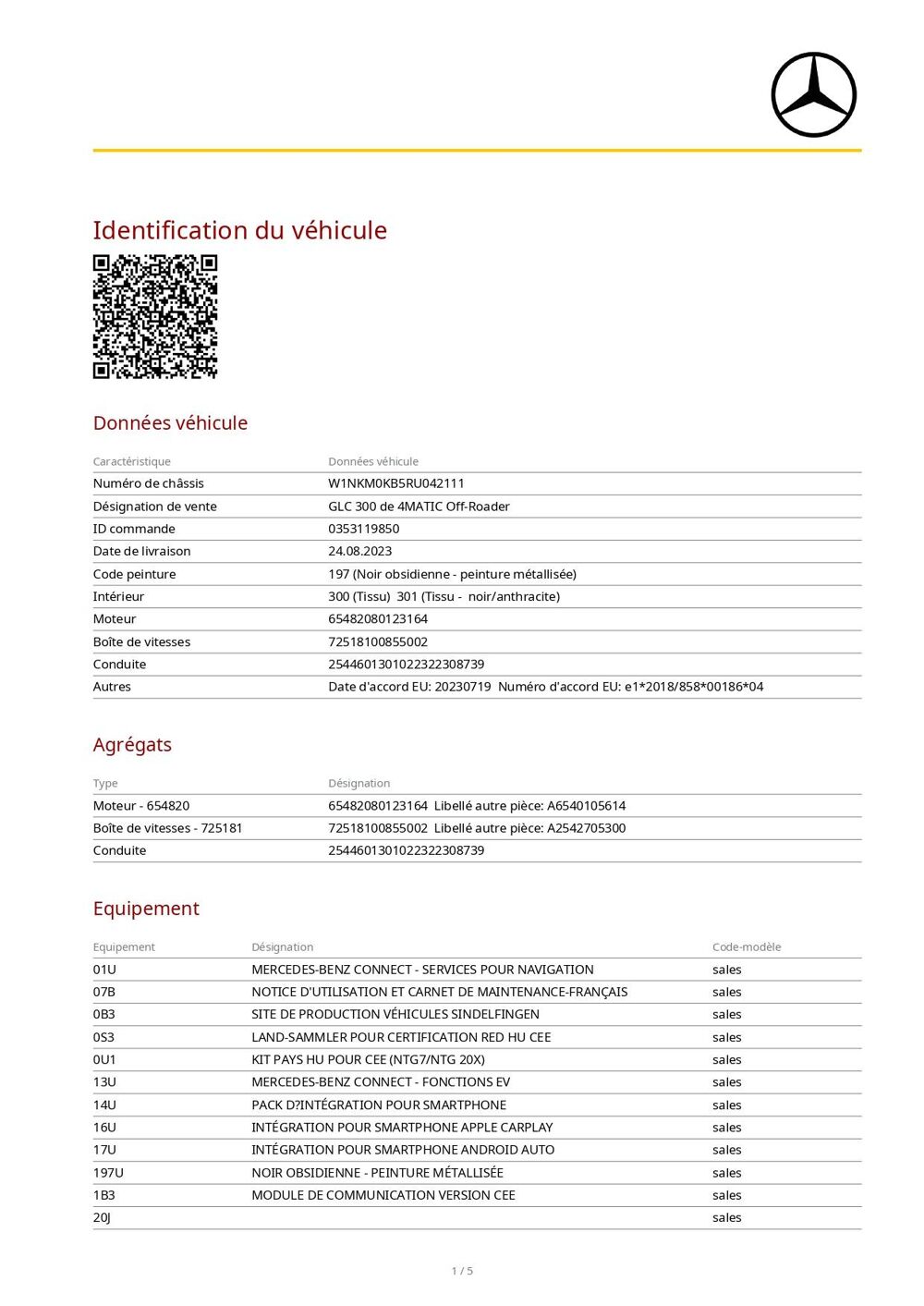 Classe GLC 300 de 333ch Business Line 4Matic 9G-Tronic 2023 occasion 57980 Diebling