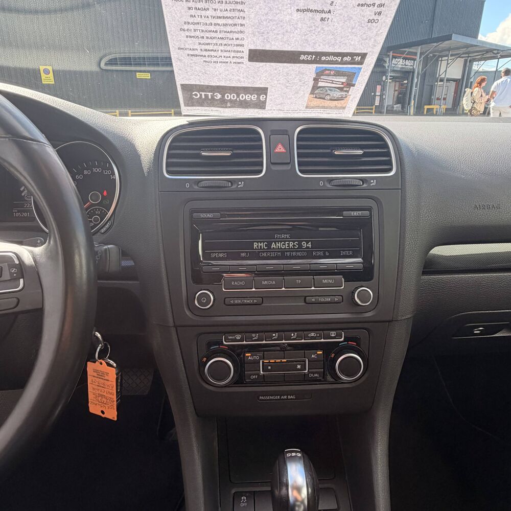 Golf VI 1.4 TSI 122 Confortline DSG7 5p 2011 occasion 49124 Saint-Barth&eacute;lemy-d'Anjou