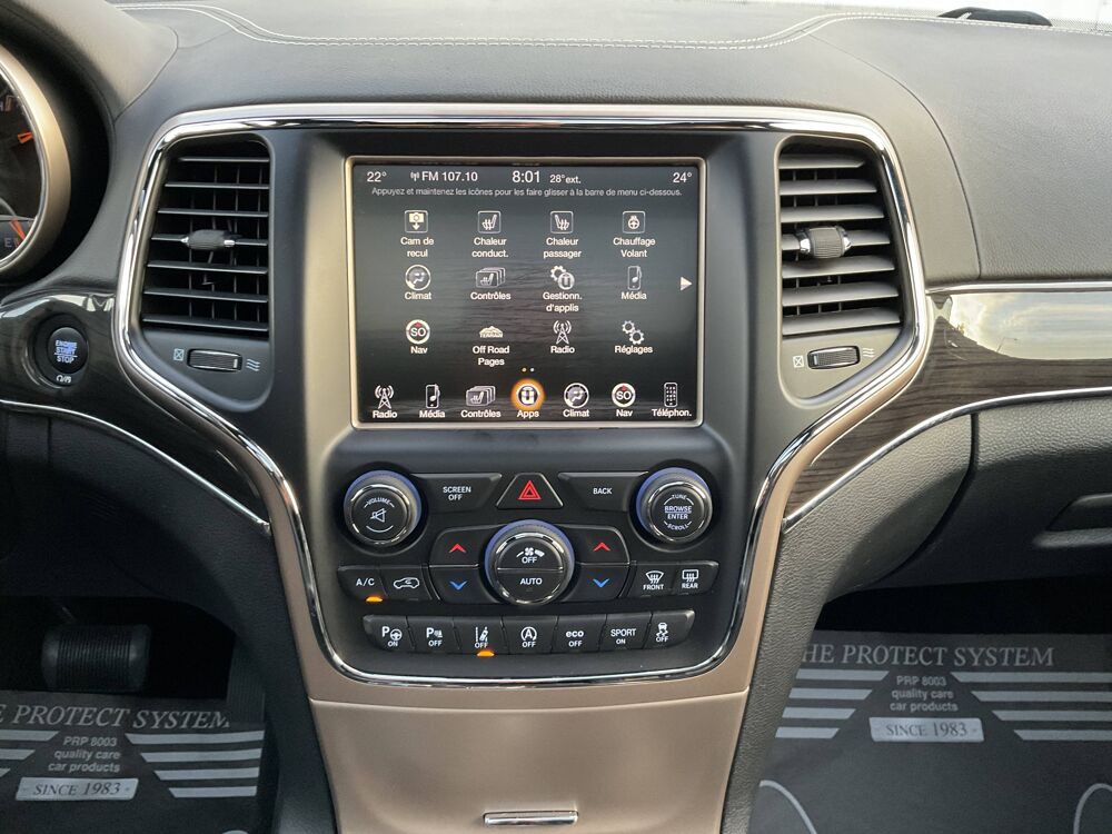 Grand Cherokee IV 3.0 V6 CRD 250ch Overland BVA8 2017 occasion 21600 Longvic