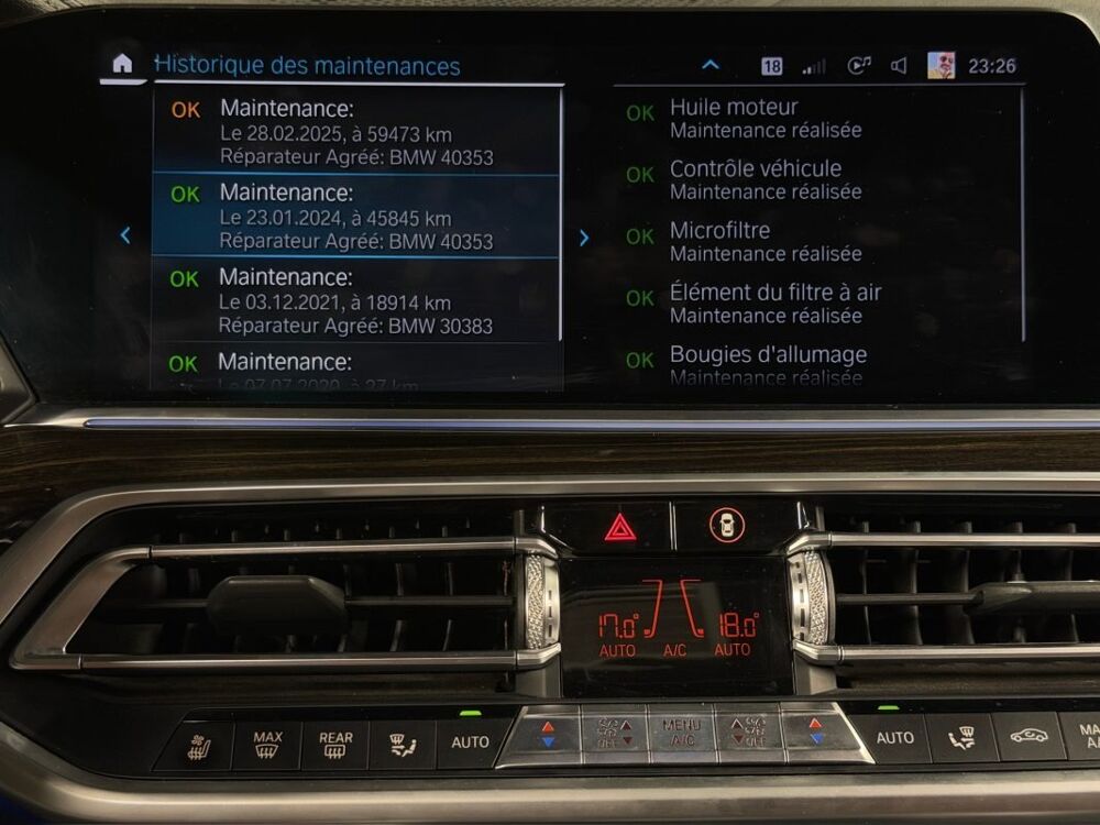 X5 (G05) M SPORT 45E 3.0 HYBRIDE 394 Cv - TOIT OUVRANT ATTELAGE 2020 occasion 95150 Taverny