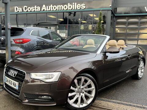 Audi A5 PHASE 2 CABRIOLET AVUS 2.0 TFSI 225 BOITE AUTO INTERIEUR CUI 2015 occasion Taverny 95150