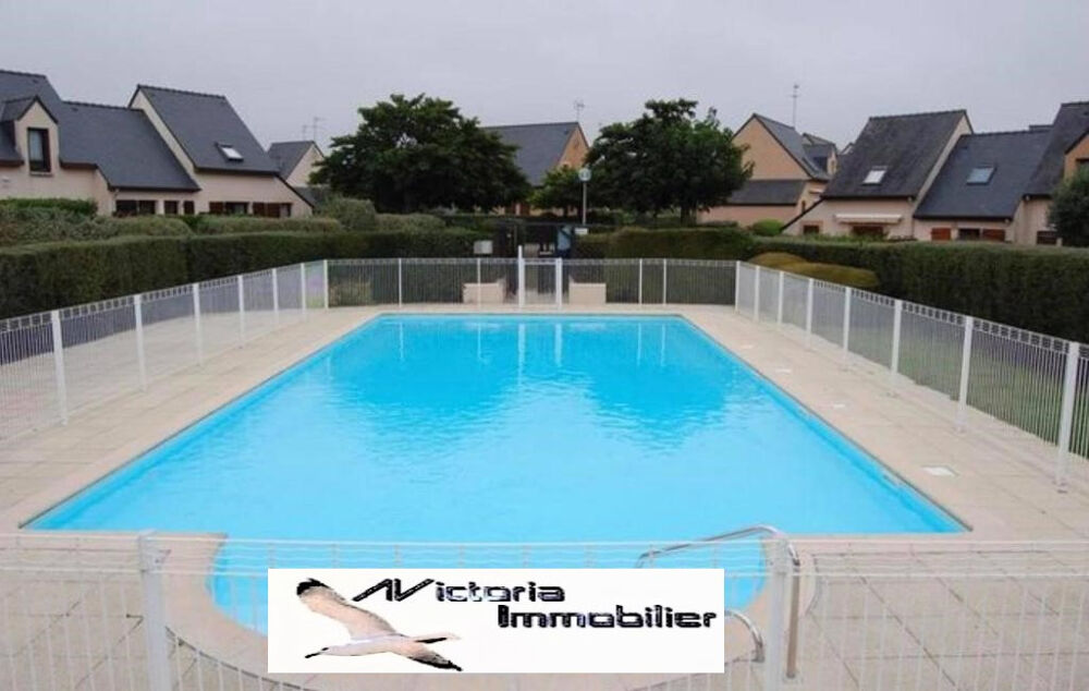 Vente Maison Proche Océan,maison 2 chambres dans résidence avec piscine et tennis Guidel