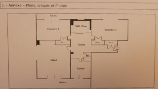  Appartement à louer 3 pièces 68 m²