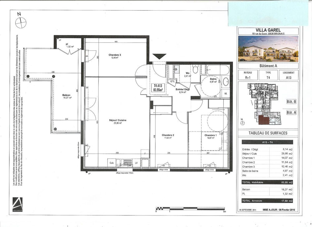 Location Appartement Appartement centre de Brignais Brignais