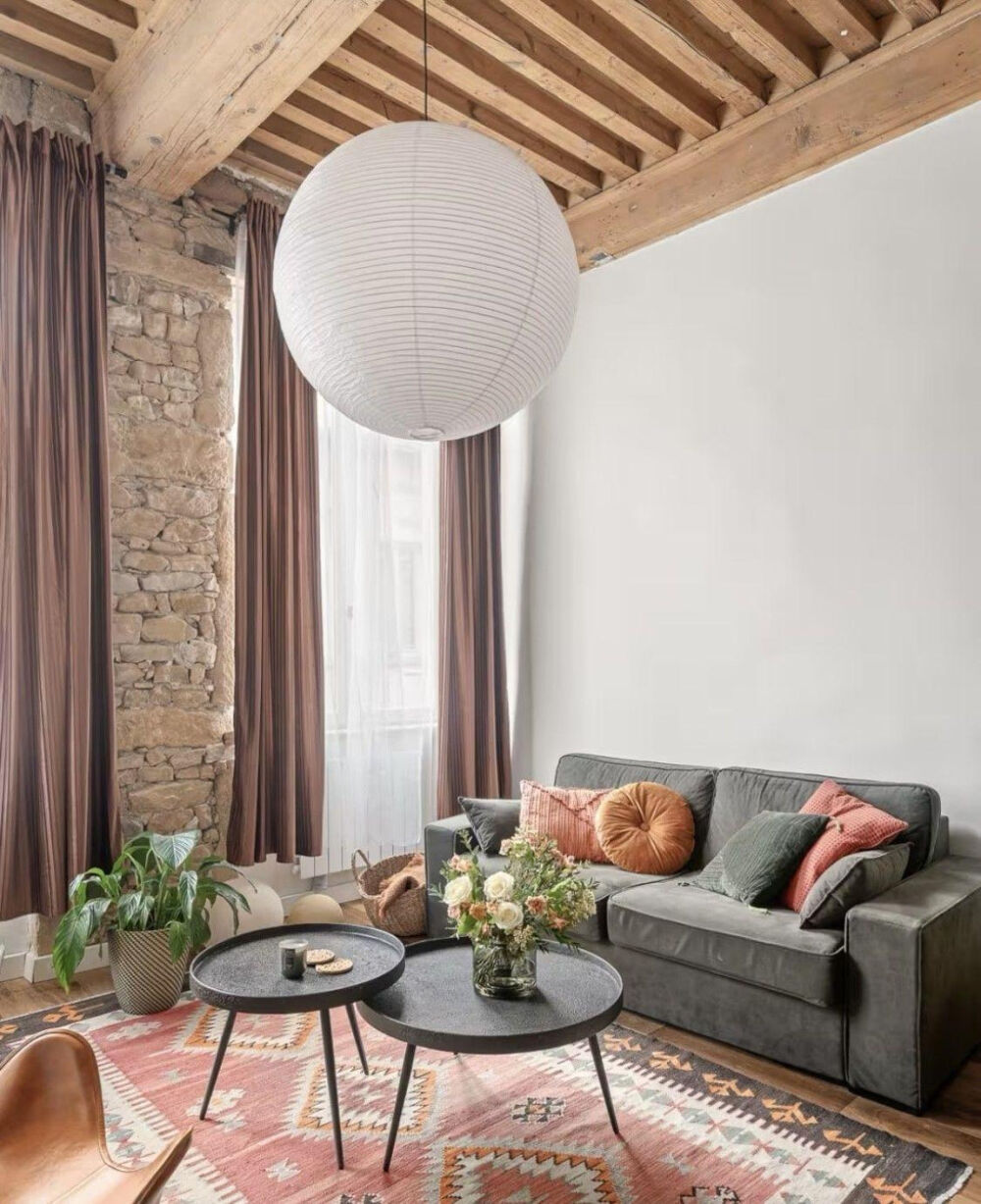Location Appartement Superbe studio meublé 31m² (42m² au sol) Lyon 1
