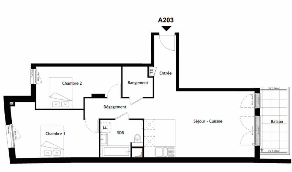 Appartement 3 pièces à Issy les Moulineaux de 90m2