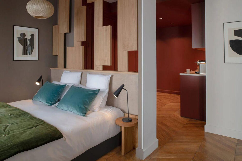 Location Appartement T1 bis à Paris 16è meublé haut de gamme Paris 16
