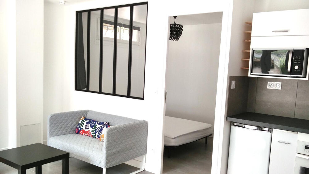 Appartement meublé rénové calme avec véranda