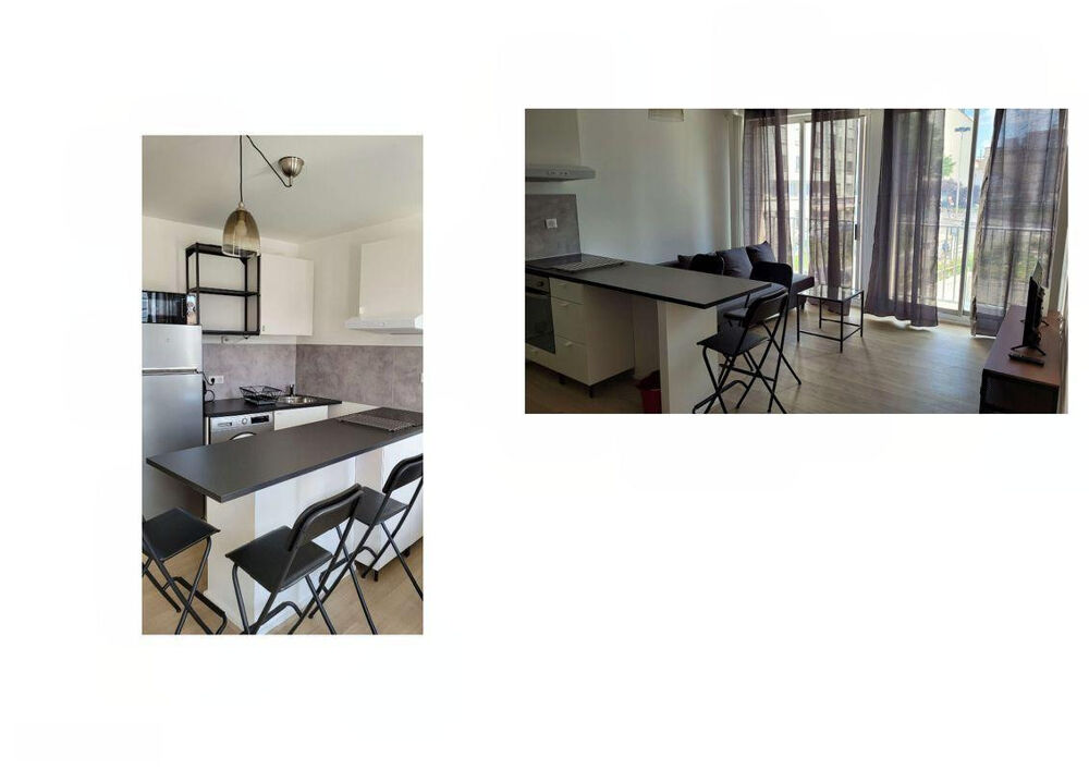 Location Appartement Beau 2P meublé 37 m2 au pied du métro Lyon 3