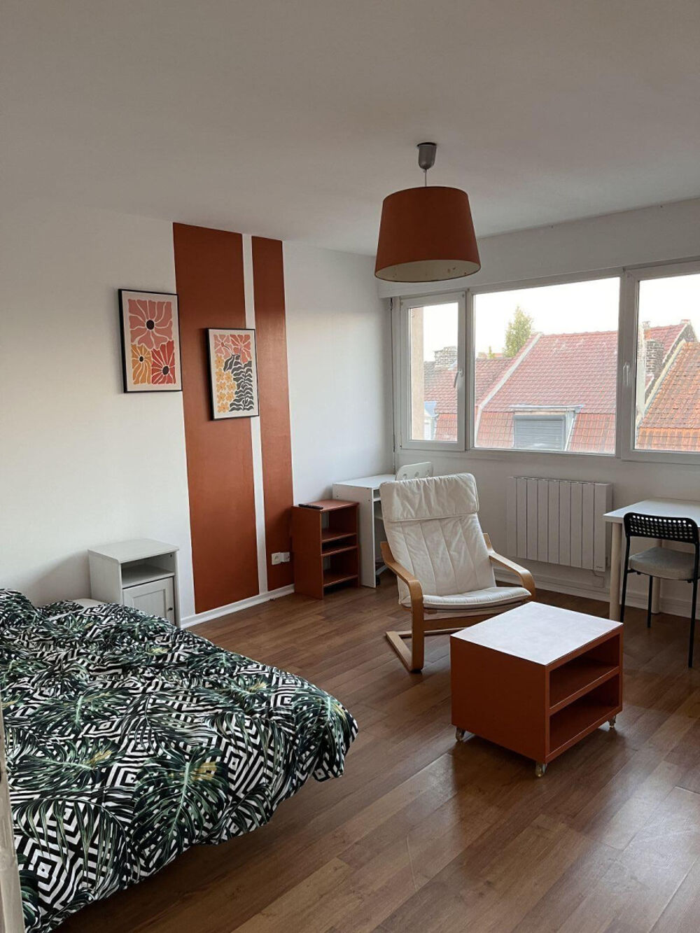 Location Appartement Beau studio meublé 33m² avec place de parking Loos