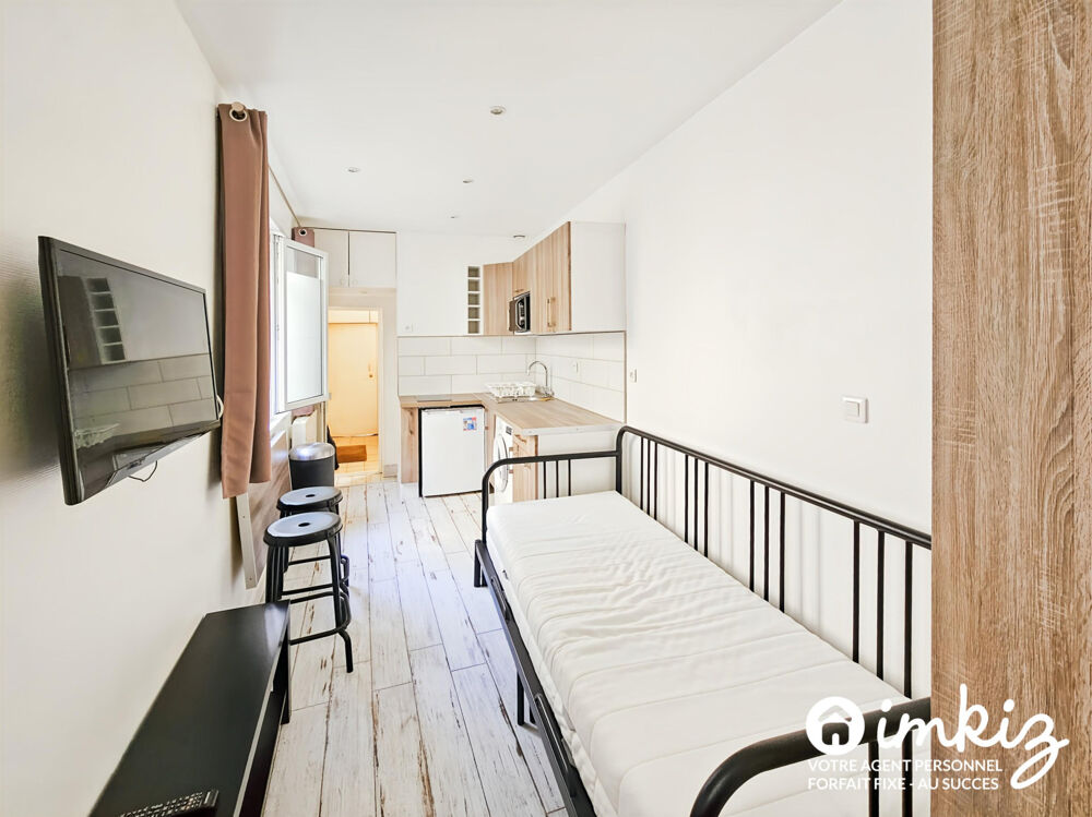 Vente Appartement Studio rénové rue piétonne au calme Paris 14