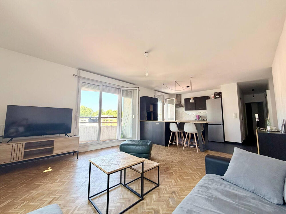 Location Appartement T3 meublé 63 m² avec balcon sans vis-à-vis, garage Lyon 9