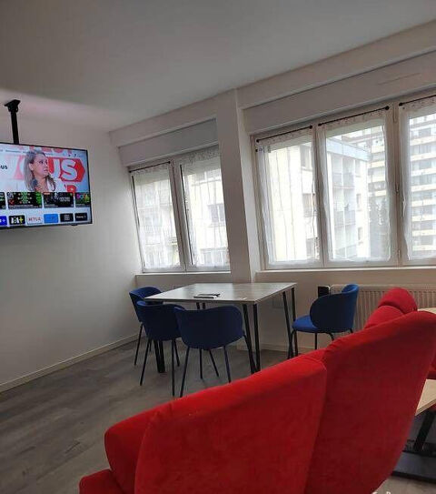 Chambre meubl&eacute;e avec douche privative en coloc 4ch 450 57000 Metz