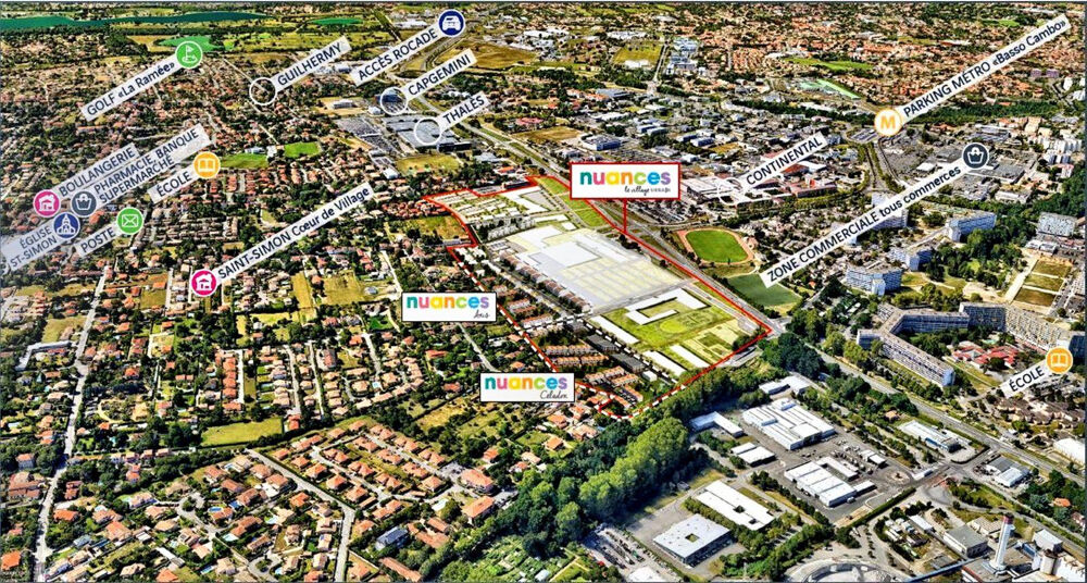 Location Appartement T2 neuf Toulouse loyer modéré proche métro Toulouse