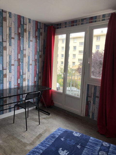 Chbre meubl&eacute;e balcon, dans appart, prox fac,tram 465 14000 Caen