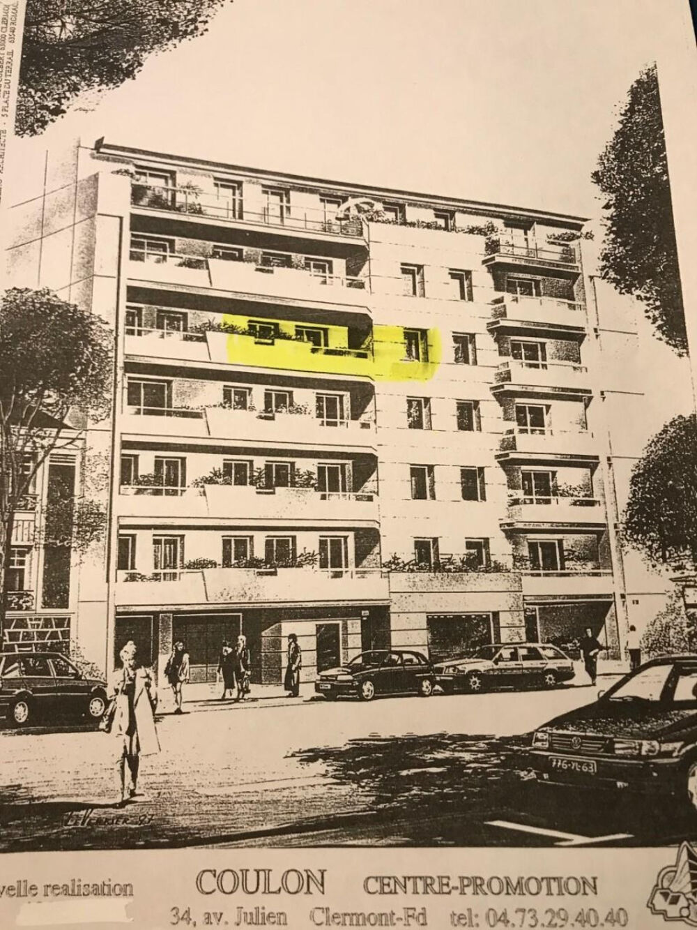 Location Appartement Beau T 2 de 44 m2 dans résidence récente Clermont-ferrand
