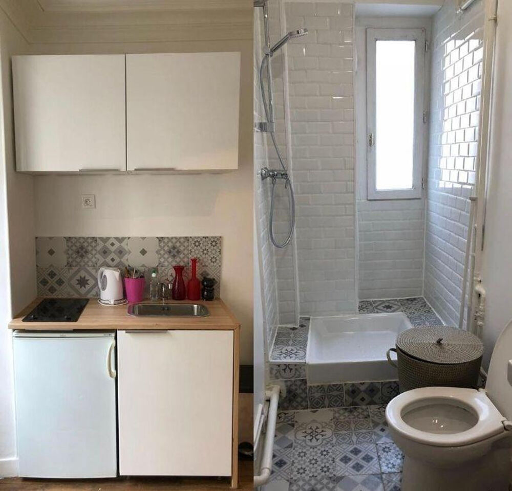 Location Appartement 2 pièce 24.5 m2 meublé - Paris 17 (Guy Moquet) Paris 17