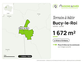 Vente Terrain Terrain à bâtir 1 672 m² à Bucy-le-Roi Bucy-le-roi