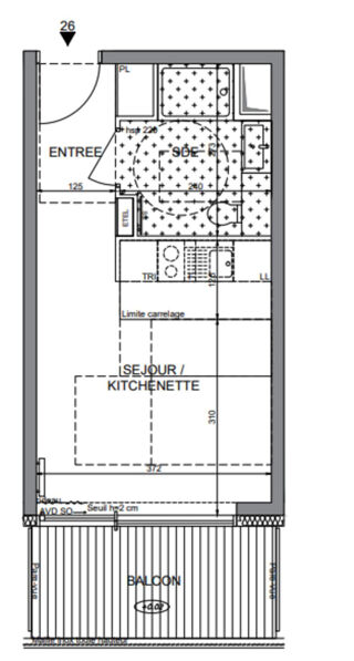  Appartement à vendre 1 pièce 25 m²