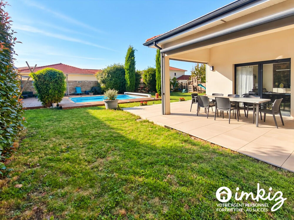 Vente Maison Maison 2016, DPE A, 145m², piscine, terrain 760m² Saint-pierre-de-chandieu
