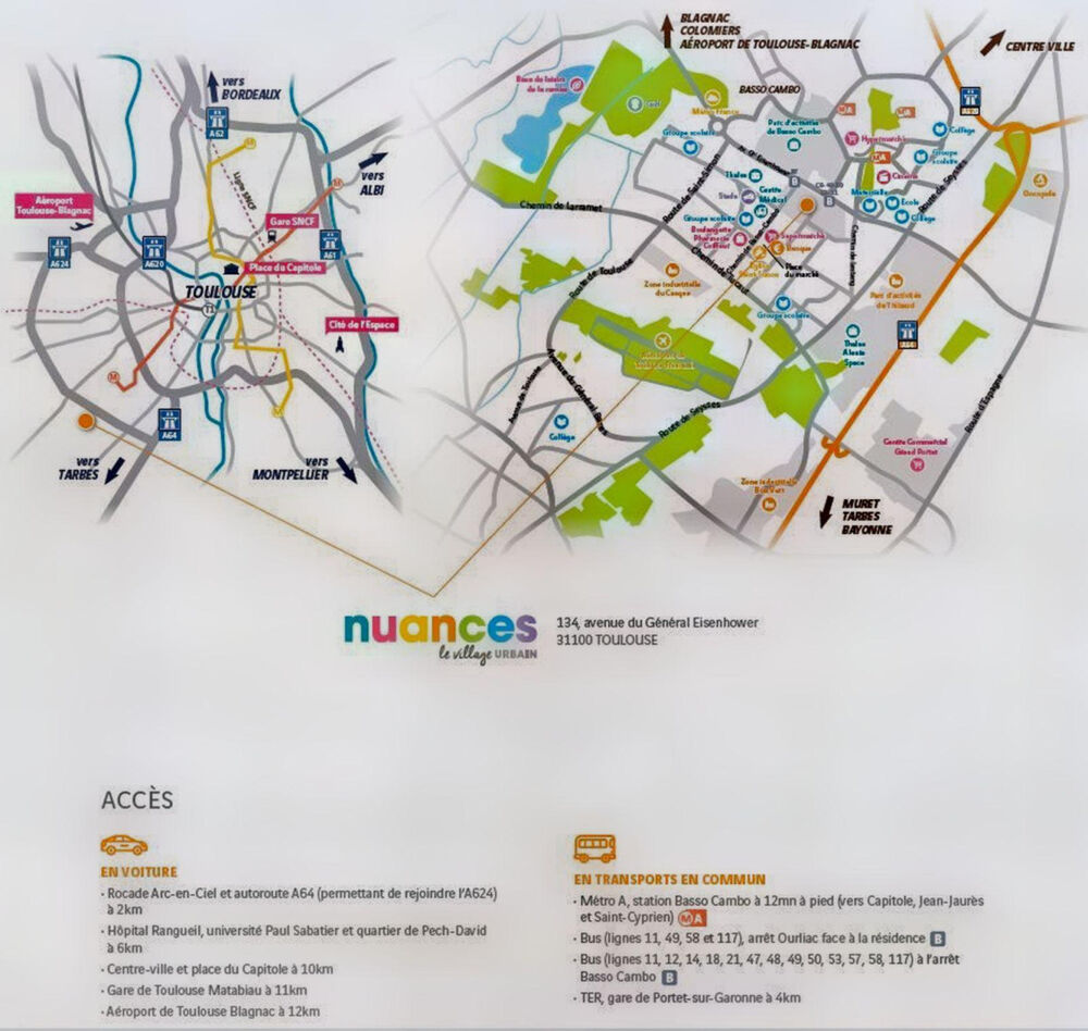 Location Appartement T2 neuf Toulouse loyer modéré proche métro Toulouse